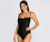 On It Cowl Neck Bodysuit