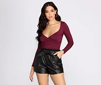 Wrapped Style Top