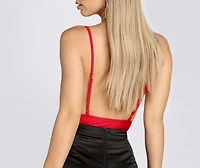 On It Cowl Neck Bodysuit