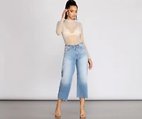 Crushin' On You Mesh Top