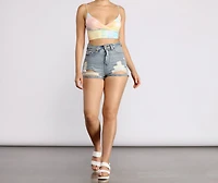 Dream On Tie Dye Crop Top