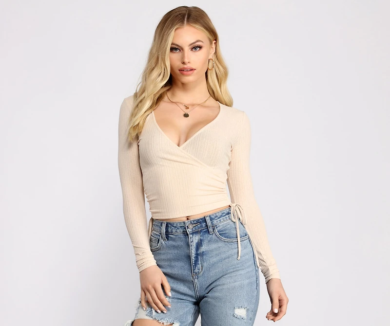 Casual Vibes Ribbed Knit Top