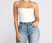 Looking Good Lace Up Bodysuit