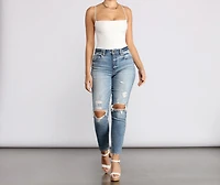 Looking Good Lace Up Bodysuit
