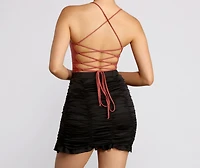 Looking Good Lace Up Bodysuit