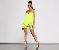Forever Fab Fringe Bodysuit