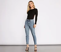 Never Basic Open Back Bodysuit
