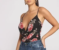 All My Love Floral Mesh Bodysuit