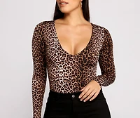 Instincts Unleashed Long Sleeve Bodysuit