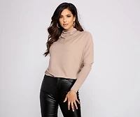 Roll With It Turtleneck Top
