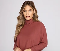 Roll With It Turtleneck Top