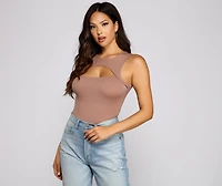 Chic Cuts Knit Tank Top