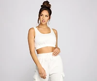 Low Profile Sleeveless Crop Top