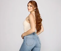 Hooked On Style Ribbed Knit Crop Top