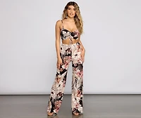 Island Vacay Tropical Crop Top