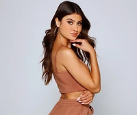 Trendsetting Babe Cropped Tank