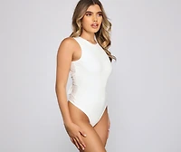 Dash Of Chic Open Back Bodysuit