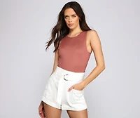 Dash Of Chic Open Back Bodysuit