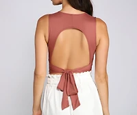 Dash Of Chic Open Back Bodysuit