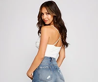 Sultry Details Chainlink Bodysuit