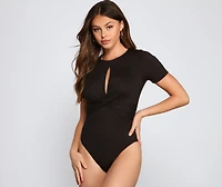 Anything But Basic Short Sleeve Bodysuit