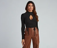 Key To Glamour Drawstring Top