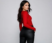 Keepin' Knit Trendy Crop Top