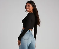The Basic Crew Knit Top
