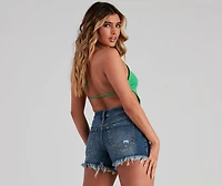So Hawt Halter Crop Top