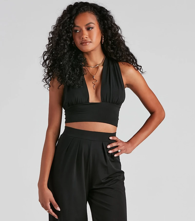 Boho-Chic Convertible Crop Top