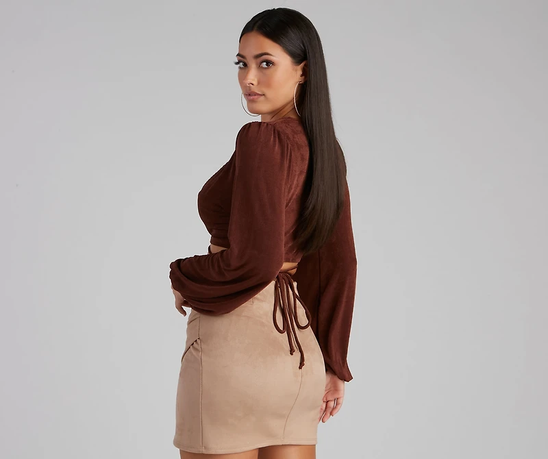 Chic Vibes Only Surplice Wrap Top