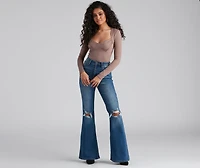 Simple And Chic Sweetheart Bodysuit