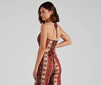 Desert Dreamer Halter Crop Top