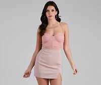 Stunning Style Moment Mesh Bustier