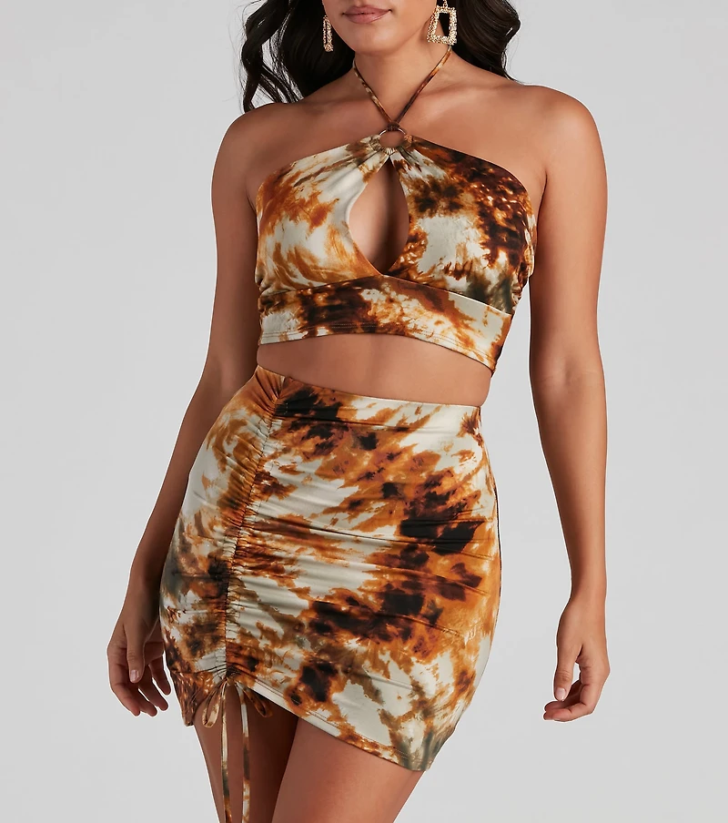 Bold Babe Tie-Dye Crop Top