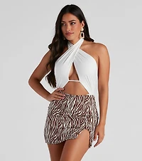 She's The Moment Halter Bodysuit
