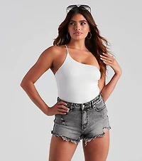 So Subtle One-Shoulder Tank Top