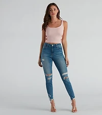 Stylish To Pieces Cutout Tank Top