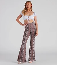 Such A Flirt Eyelet Tie Front Top