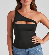 Weekend Vibes One Shoulder Top