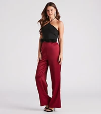 Vibe Marabou Halter Crop Top