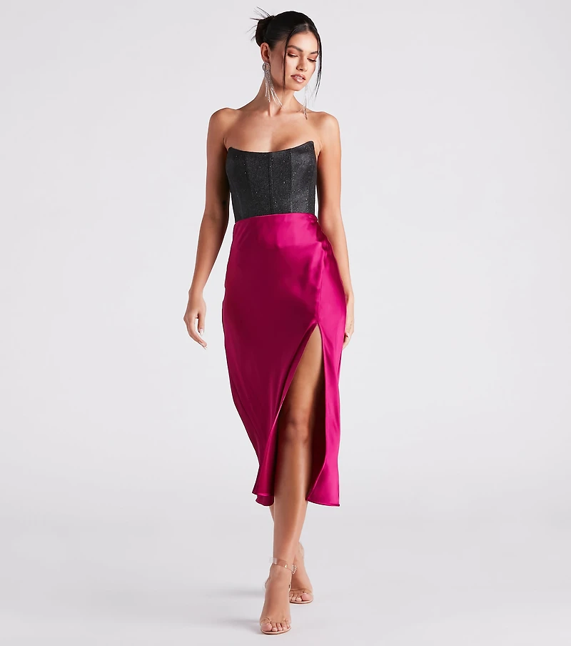 Sparkly Hype Glitter Tube Bodysuit