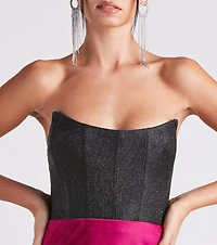 Sparkly Hype Glitter Tube Bodysuit