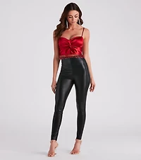 Dance With Me Beaded Fringe Crop Top