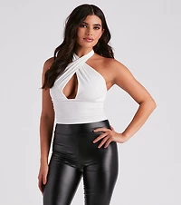 Strut Your Stuff Halter Crop Top