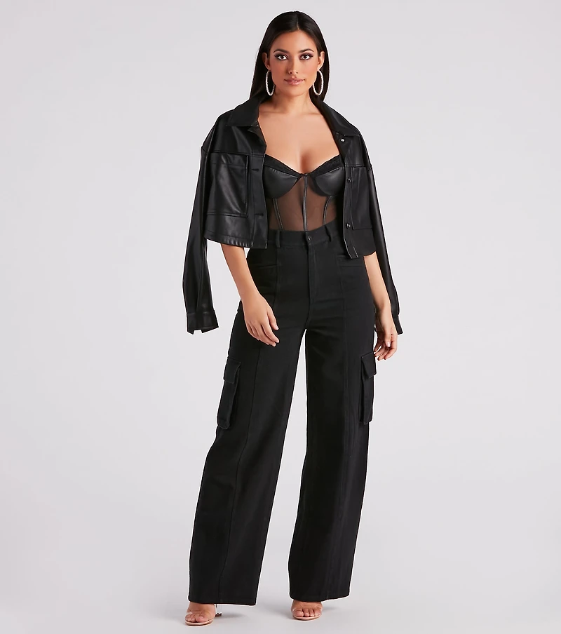Daring Desire Mesh Lace Bodysuit