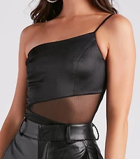 Chic Club 'Fit Sheer Mesh Bodysuit