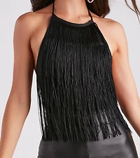 Feelin' Fab Fringe Bodysuit