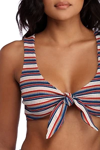 Get With The Ties Crop Top