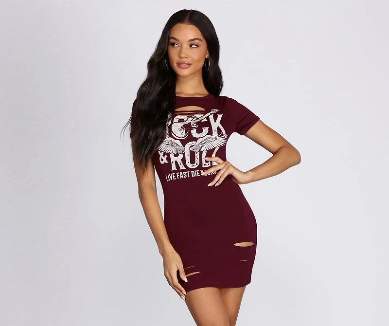 Rock N' Roll Vintage Tunic